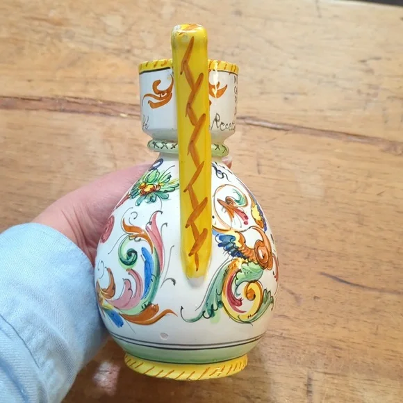 Mid Century Majolica Espresso Pitcher - Picture 8 of 10